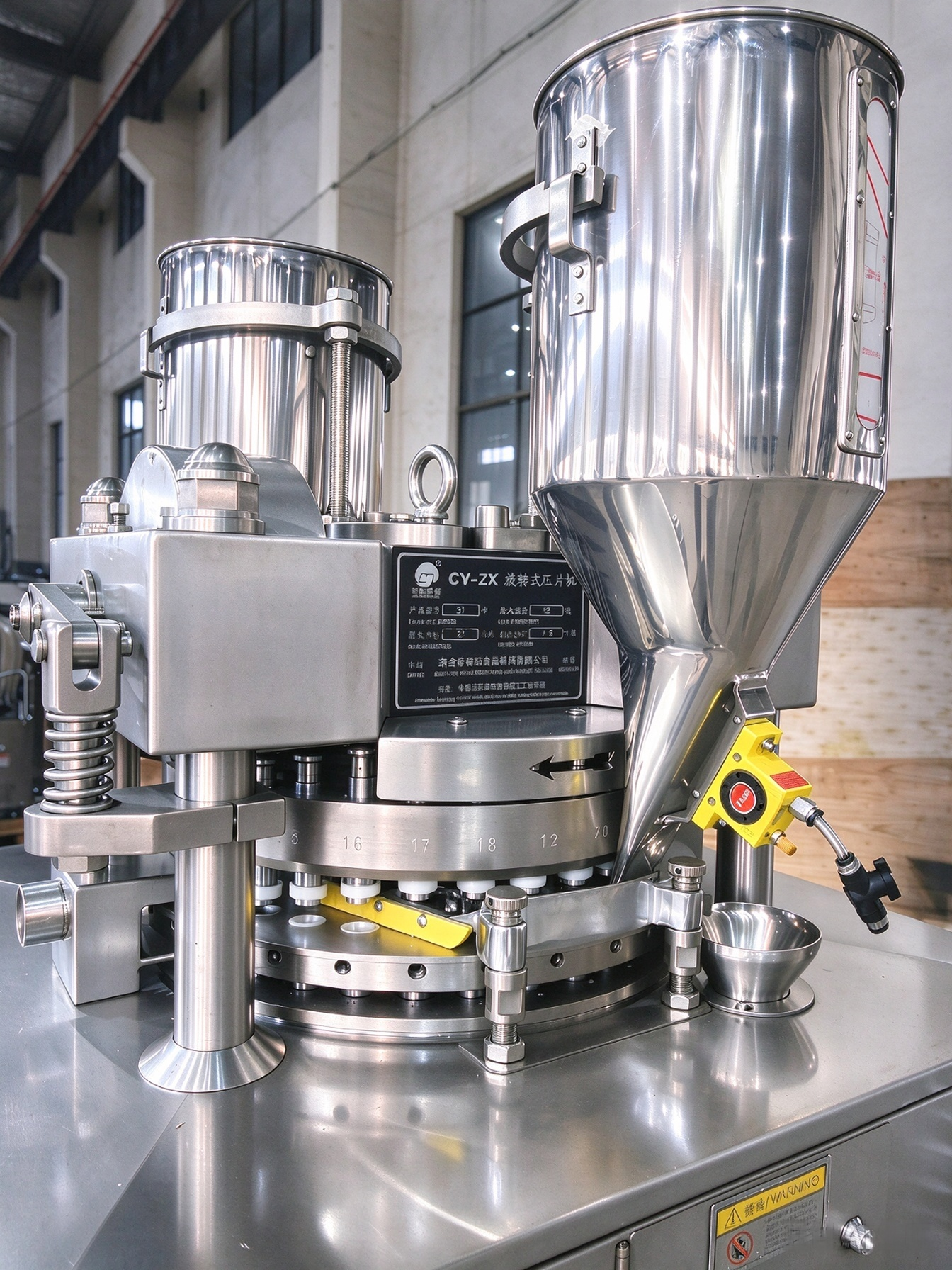 CY-31D Machine de formage de bonbons comprimés rotatifs entièrement automatiques, équipement de fabrication de bonbons durs au lait